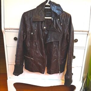 Rudsak Women's dark brown Leather Jacket
